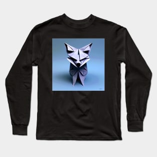 ORIGAMI FOX #001 (FRAMED) Long Sleeve T-Shirt